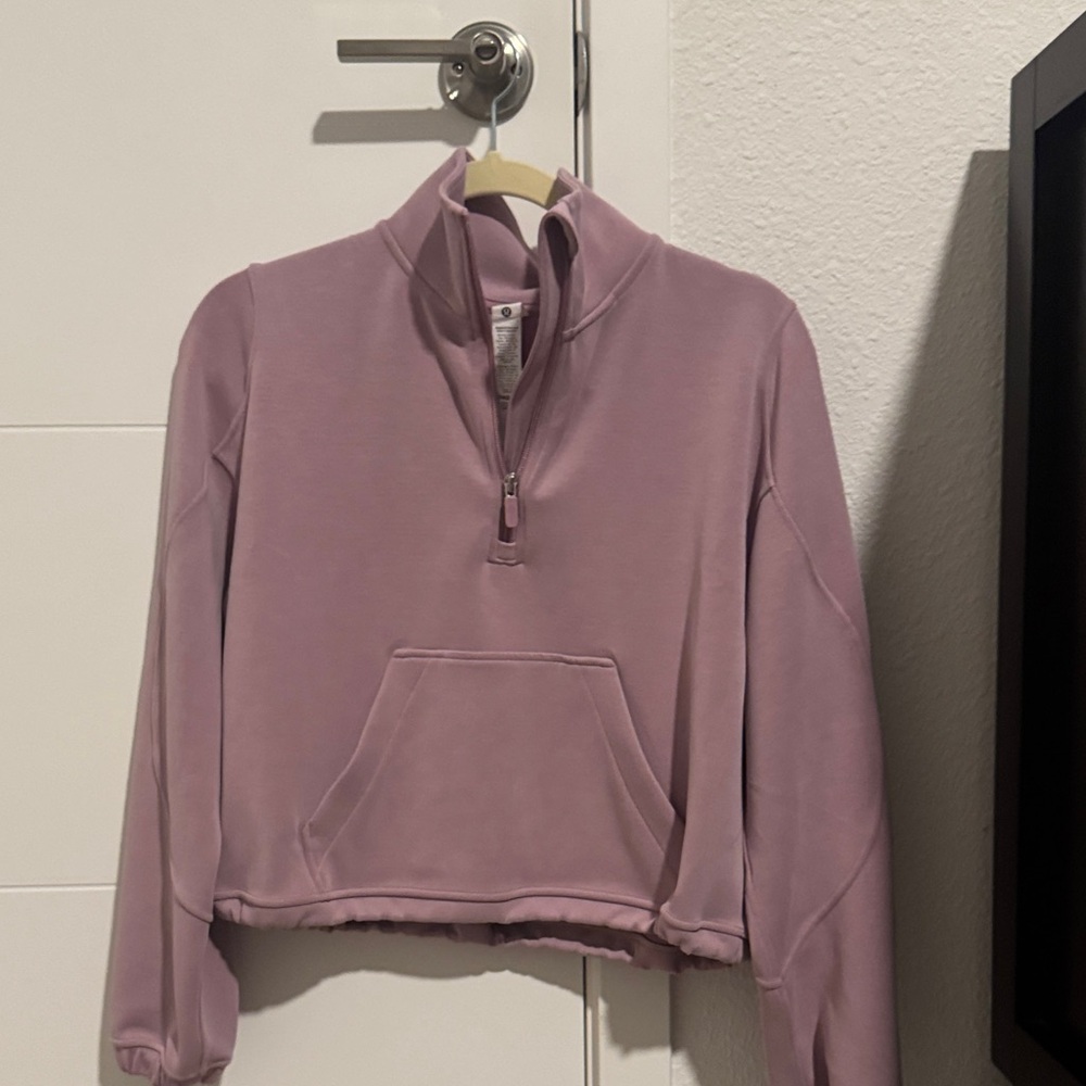 lululemon athletica Lavender Half-Zip Sweatshirt